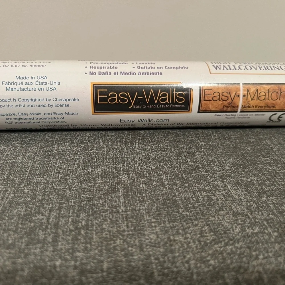 EASY WALLS Elegant Brown Wallpaper Roll/size 27x9yd